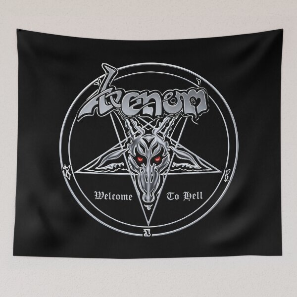 Item preview, Venom Black Metal Cabra Pentagrama Música Heavy Metal designed and sold by DeimosArtIntl.