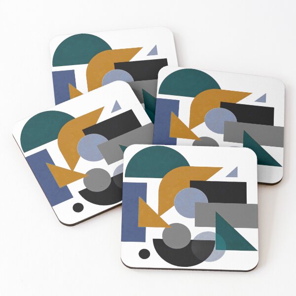 Item preview, Abstract Geometric Color Shapes Art designed and sold by ThePrintArt.