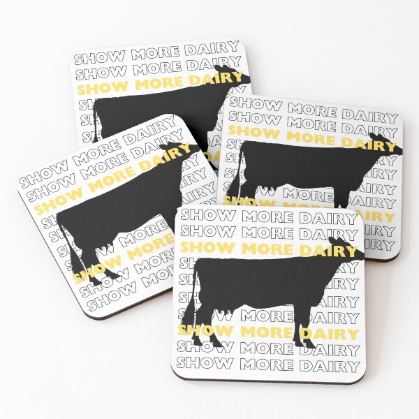 Item preview, Show More Dairy (Yellow) designed and sold by Armour & Ink Co..