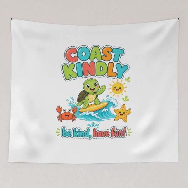 Item preview, Coast Kindly Surfing Sea Turtle designed and sold by Coast Kindly.