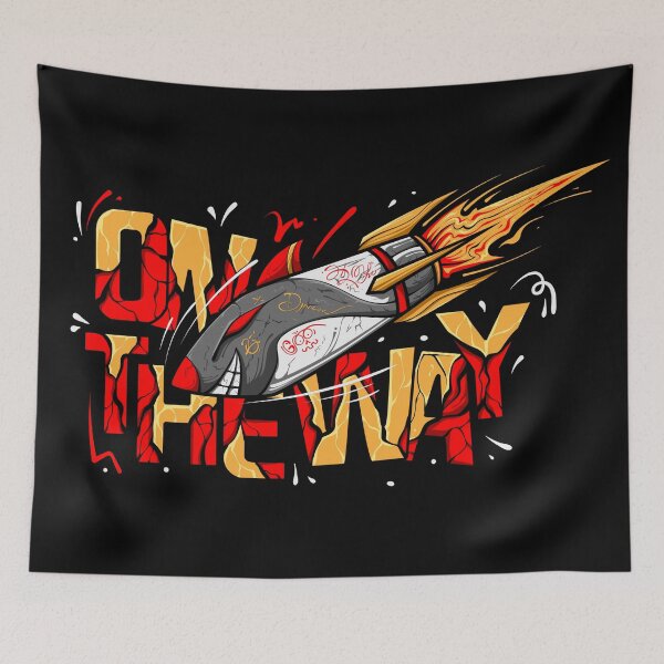 Item preview, Angry Rocket - On the Way Rocket Launch Art designed and sold by Jackson-Will.