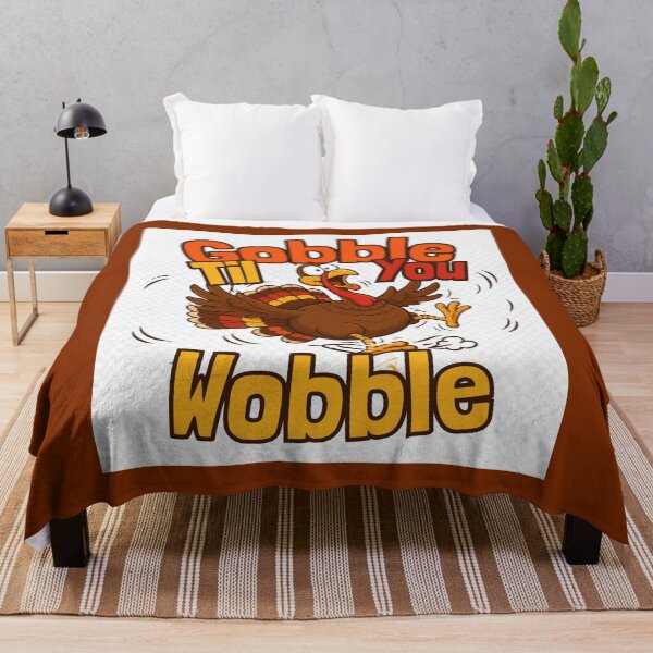 Item preview, Gobble till you wobble on Thanksgiving designed and sold by Oh-Marsha.