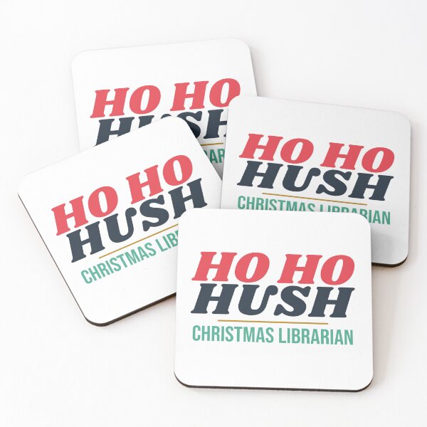 Item preview, Ho Ho Hush Funny Librarian Christmas designed and sold by harshu77.