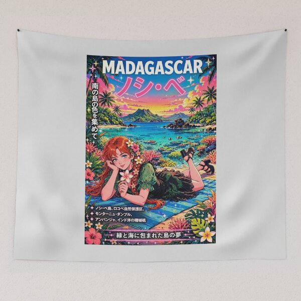 Item preview, Nosy Be, Madagascar — The Red-Haired Witch of the Vanilla Island. designed and sold by DibujandoPorfa.