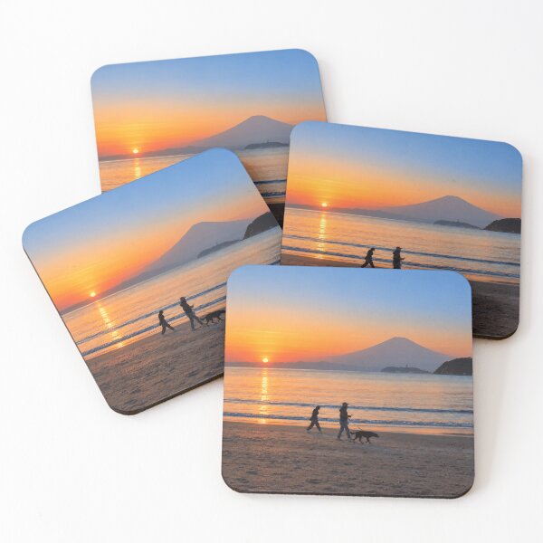 Item preview, Sunset Walk — Mount Fuji & Enoshima | +91BIRD designed and sold by Plus91BIRD.