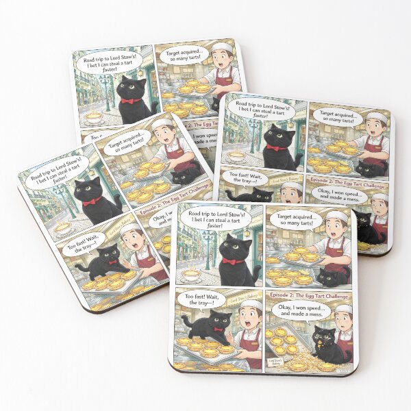 Item preview, When a Black Cat Takes the Egg Tart Challenge! ?? (Episode 2)    designed and sold by PetalsPaws.