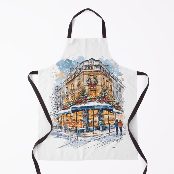 Item preview, Charming Winter Street Scene designed and sold by kolonjArt.