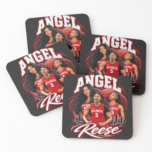 Item preview, Angel Reese Atlanta Dream Number 5 Collage Skyline Basketball Star designed and sold by Pliable.