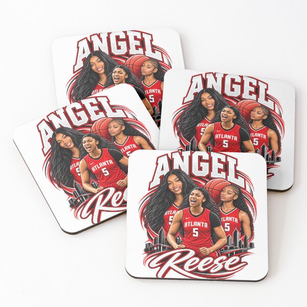 Item preview, Angel Reese Atlanta Dream Number 5 Collage Skyline Basketball Star designed and sold by Pliable.