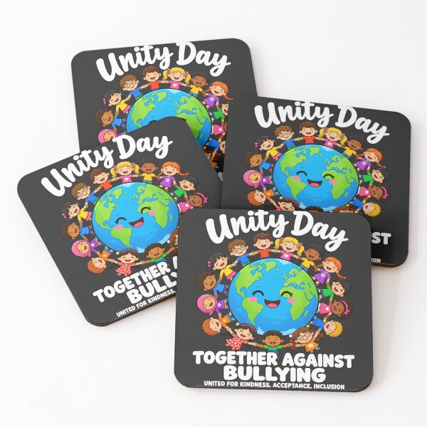 Item preview, Unity Day Together Against Bullying Kids Holding Hands Globe Kindness designed and sold by Pliable.