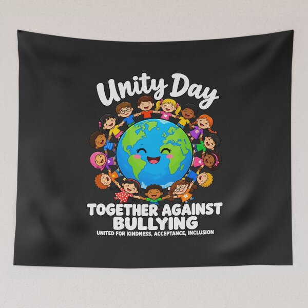 Item preview, Unity Day Together Against Bullying Kids Holding Hands Globe Kindness designed and sold by Pliable.