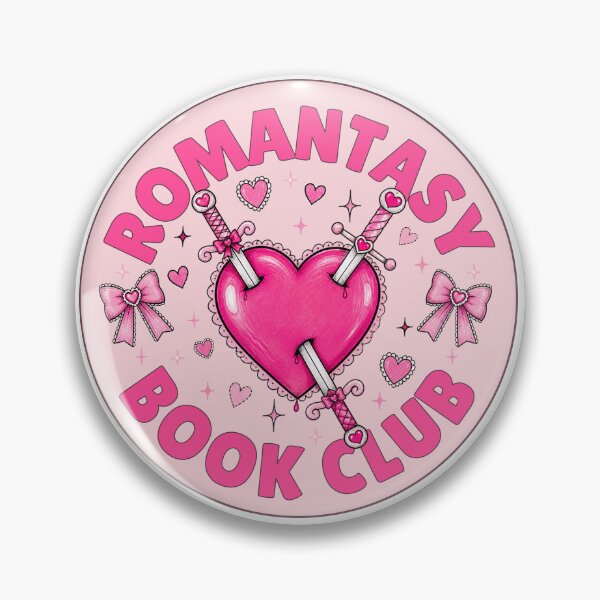 Item preview, Romantasy Book Club Pink Coquette Heart with Daggers designed and sold by JoyfulbyVio.