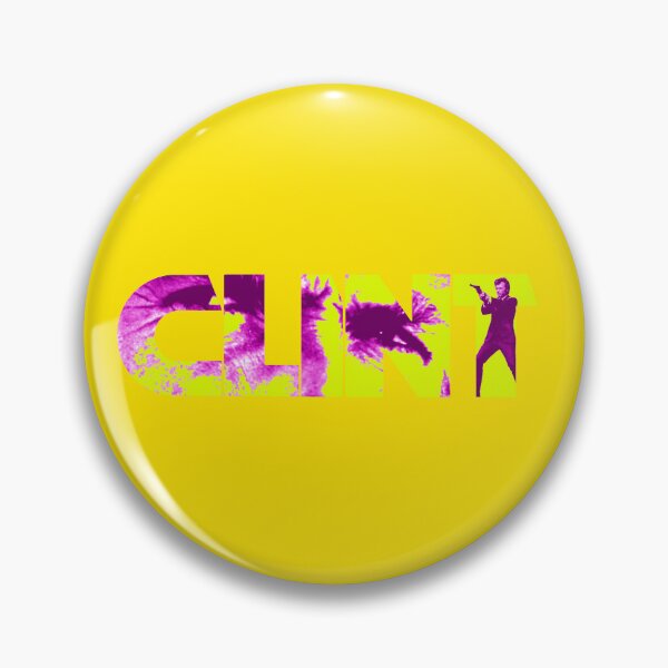 Item preview, Clint Eastwood pink yellow designed and sold by Lazykatz.