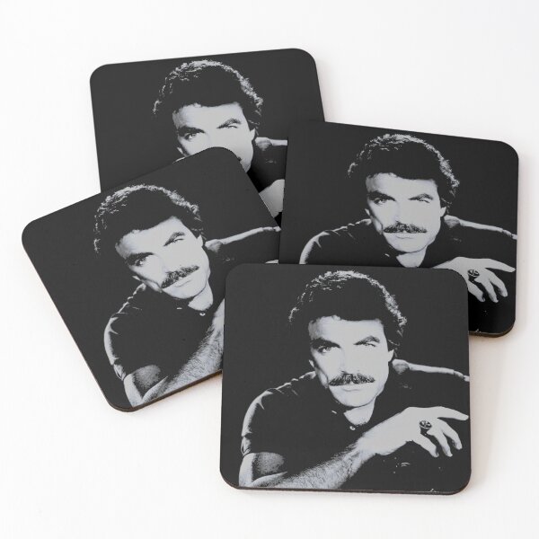 Item preview, Tom Selleck 80s Icon Vintage Mustache Retro Portrait Graphic designed and sold by RahniNM.