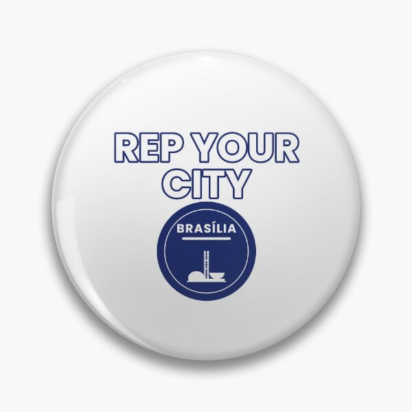 Item preview, Rep Your City Brasília Badge Design designed and sold by JiderichHub.