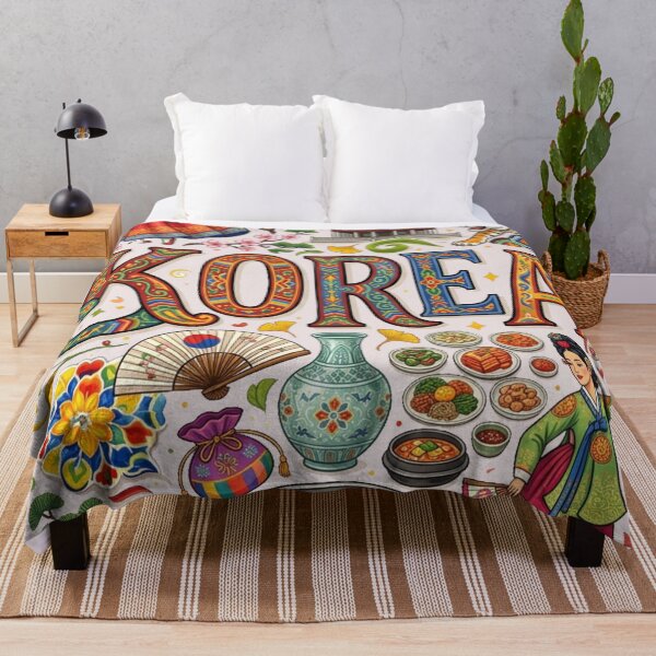 Item preview, Korea Travel Retro Poster T-Shirt - Vintage Korean Culture Art designed and sold by La Loca.