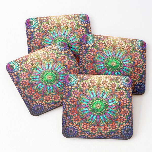 Item preview, Art Nouveau Geometric Mosaic designed and sold by Etch-art.