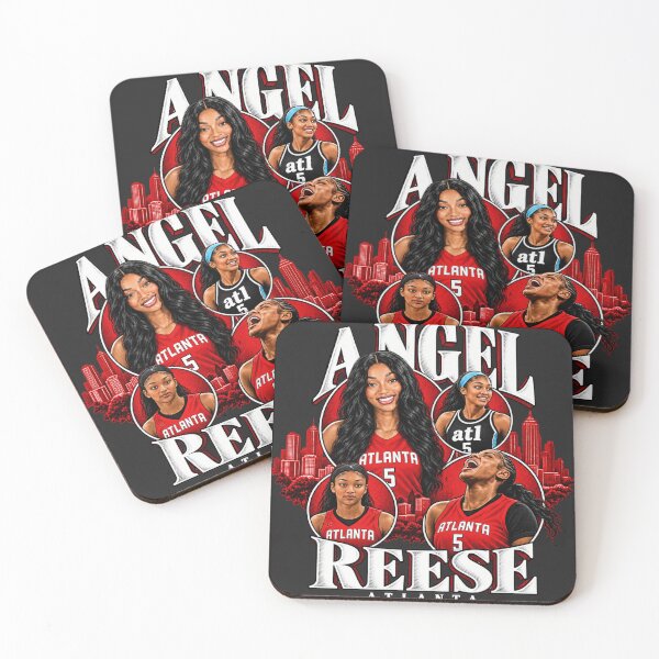 Item preview, Angel Reese Multi Pose Atlanta Dream Skyline Collage Basketball designed and sold by Pliable.