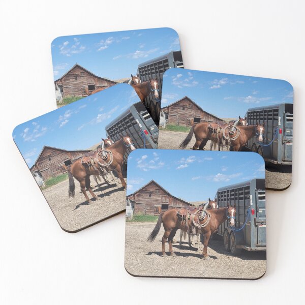 Item preview, Montana cattle ranch horses designed and sold by purrtees.
