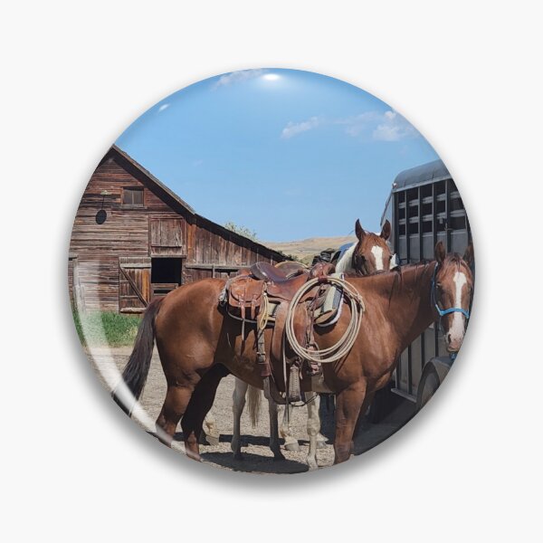 Item preview, Montana cattle ranch horses designed and sold by purrtees.