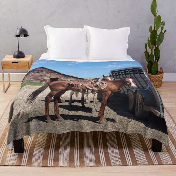 Item preview, Montana cattle ranch horses designed and sold by purrtees.