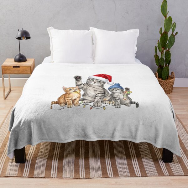 Item preview, Three Festive Cats with Holiday Cheer designed and sold by BladiWChampion.