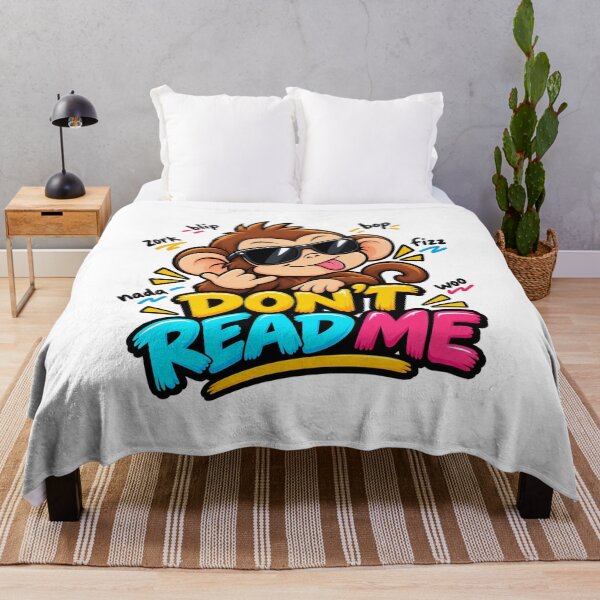 Item preview, Funny Monkey Don't Read Me designed and sold by Saestore.
