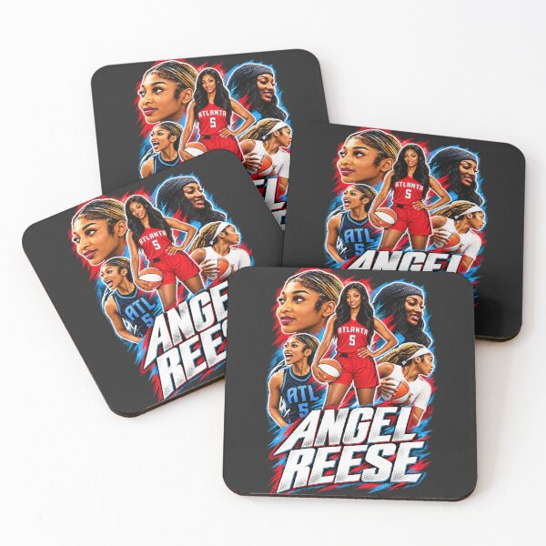 Item preview, Angel Reese Multi Action Collage Atlanta Dream Red Blue Energy designed and sold by Pliable.