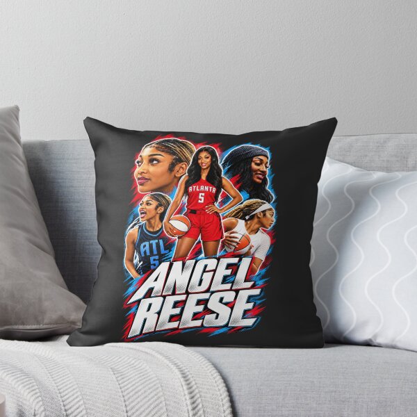 Item preview, Angel Reese Multi Action Collage Atlanta Dream Red Blue Energy designed and sold by Pliable.