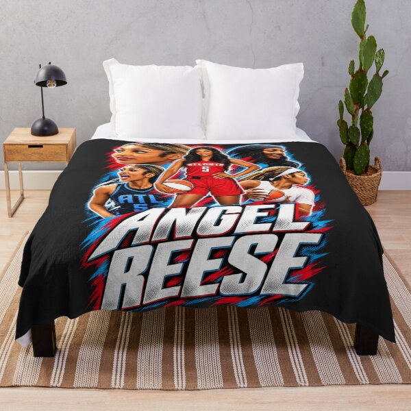Item preview, Angel Reese Multi Action Collage Atlanta Dream Red Blue Energy designed and sold by Pliable.