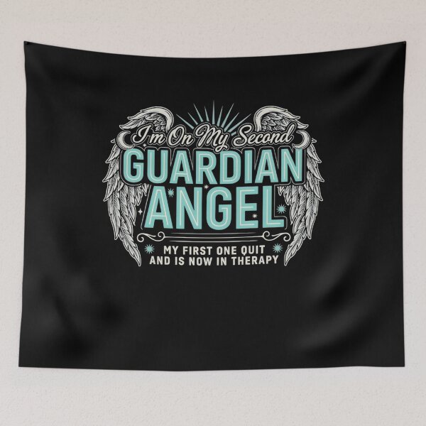 Item preview, I’m on My Second Guardian Angel designed and sold by Mateusz Majcherek.