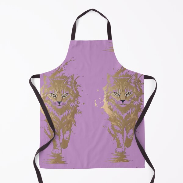 Item preview, Fierce Golden Lynx - Abstract Paint Splatter Silhouette designed and sold by AetherNovus.