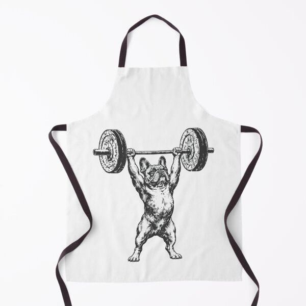 Item preview, French Bulldog Weightlifting Barbell Strength Workout designed and sold by yoddel.