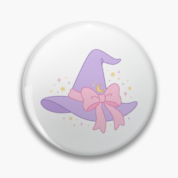 Item preview, Pastel Witch Hat with Moon and Stars designed and sold by ajamzbox.