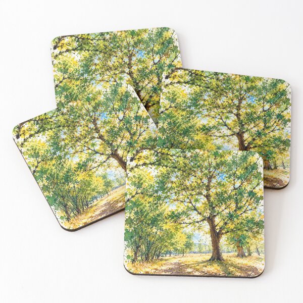 Item preview, Tranquil Woodland Watercolour Landscape designed and sold by Astute-Artio-Photography.