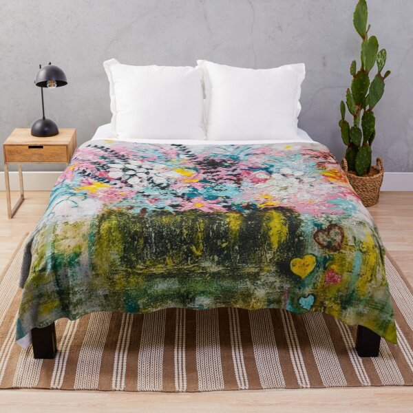 Item preview, A Basket of Bright Colorful Flowers designed and sold by DM820CozyVibe.