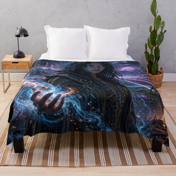 Item preview, Fire Wizard Synthwave Fantasy designed and sold by Simplybe1.