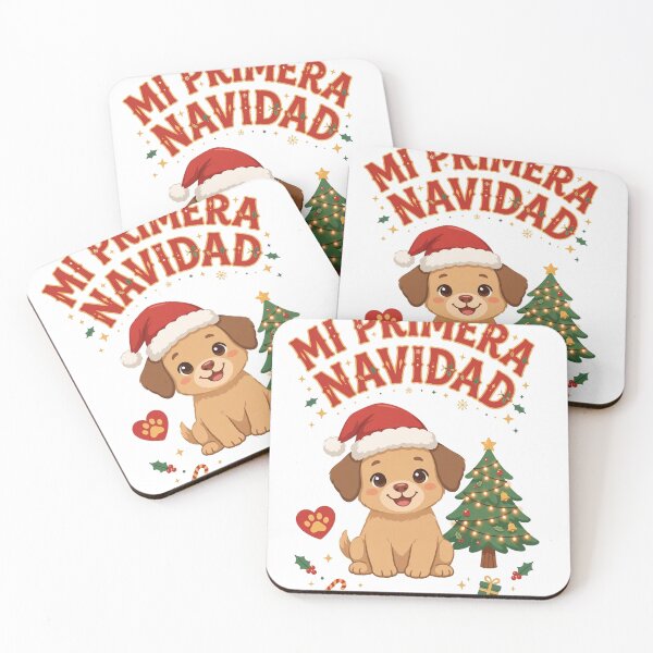 Item preview, My First Christmas Puppy | Mi Primera Navidad Shirt designed and sold by Huellamor.