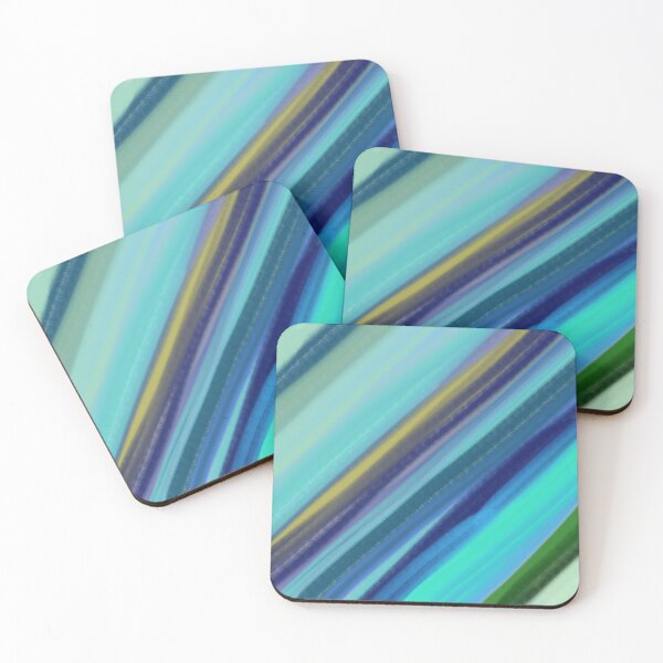 Item preview, Deep Sea Ocean Blue Stripes  designed and sold by PatternShow.