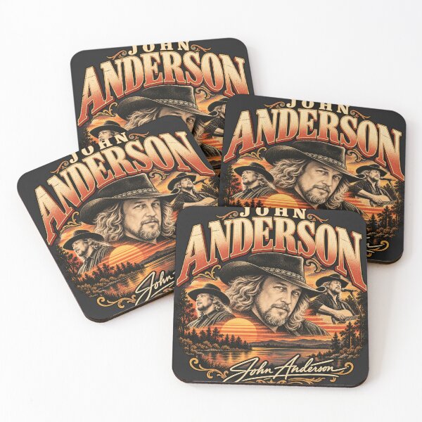 Item preview, John Anderson Sunset Collage Performances Country Music Legend designed and sold by Pliable.