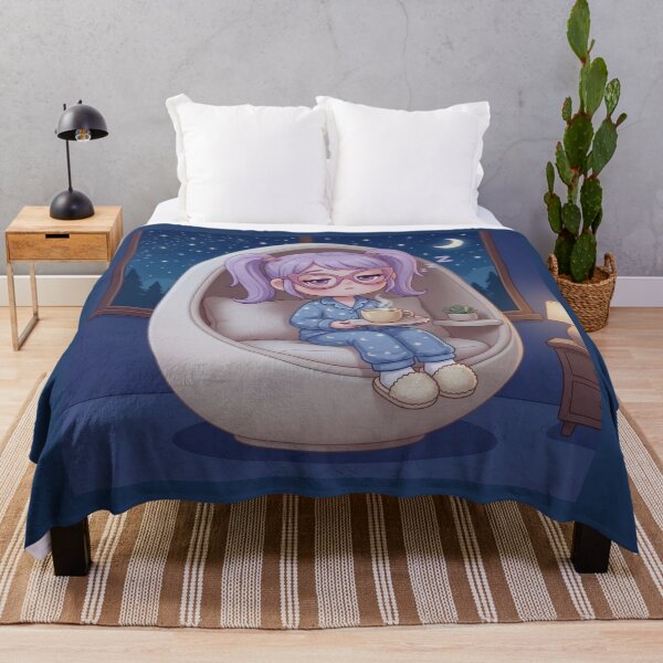 Item preview, Sleepy Girl Egg Chair Night Tea designed and sold by Azurart2.