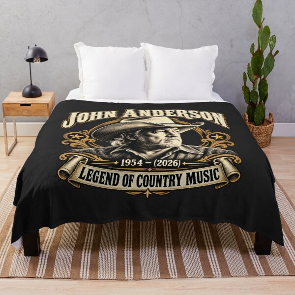Item preview, John Anderson Legend Of Country Music 1954 2026 Memorial Tribute designed and sold by Pliable.