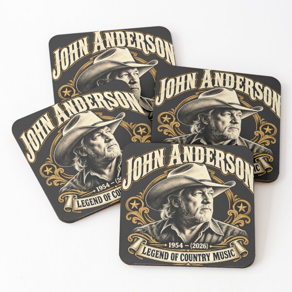 Item preview, John Anderson Legend Of Country Music 1954 2026 Memorial Tribute designed and sold by Pliable.