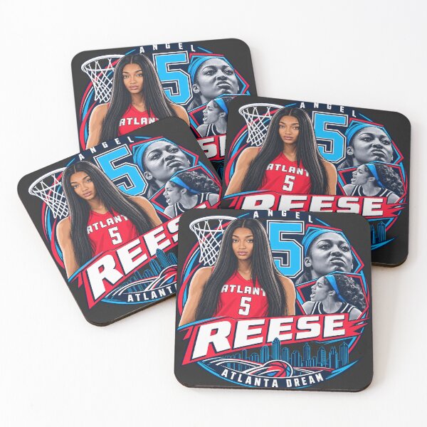 Item preview, Angel Reese Atlanta Dream Collage Number 5 Skyline Basketball designed and sold by Pliable.