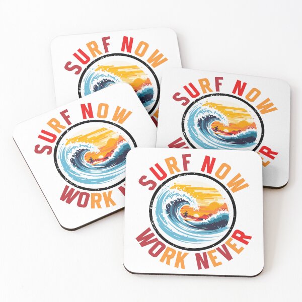 Item preview, Surf Now, Work Never designed and sold by VelvetRoom.