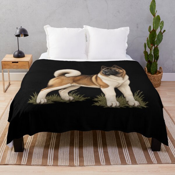 Item preview, American Akita Full Body Vintage Dog Art designed and sold by AMICO77.