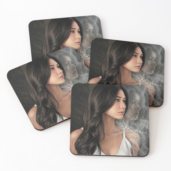 Item preview, LS Me, Myself & I Actress Thai GL LGBTQ+ Cartoon Decor Comic Wall Art Print Poster Shirt Clock Blanket KDrama designed and sold by Mind Space.