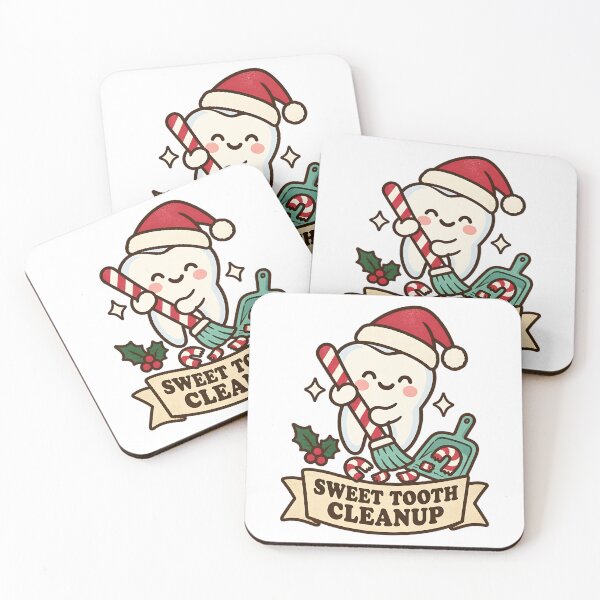 Item preview, Dental Christmas Gift – Sweet Tooth Cleanup Funny Tooth Santa designed and sold by OMARFIRAS.