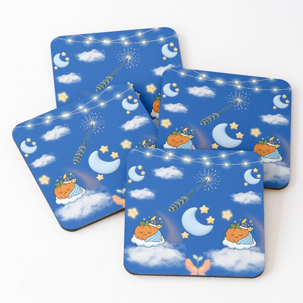 Item preview, Magical Sleeping Pumpkin Night Sky Art designed and sold by Azurart2.