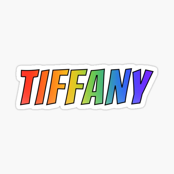 Tiffany Cut Vinyl STICKER